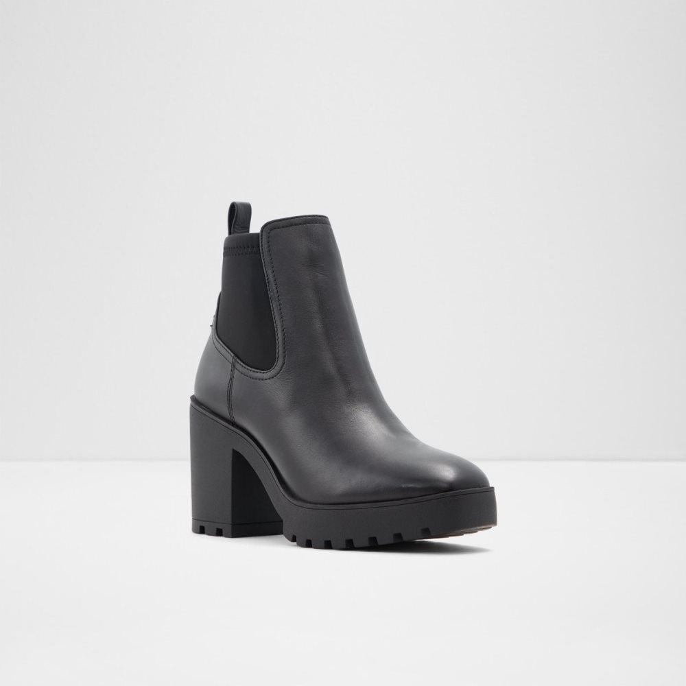 Black Aldo Chetta - Lug Sole Chelsea Boots | 54VDKWXFM