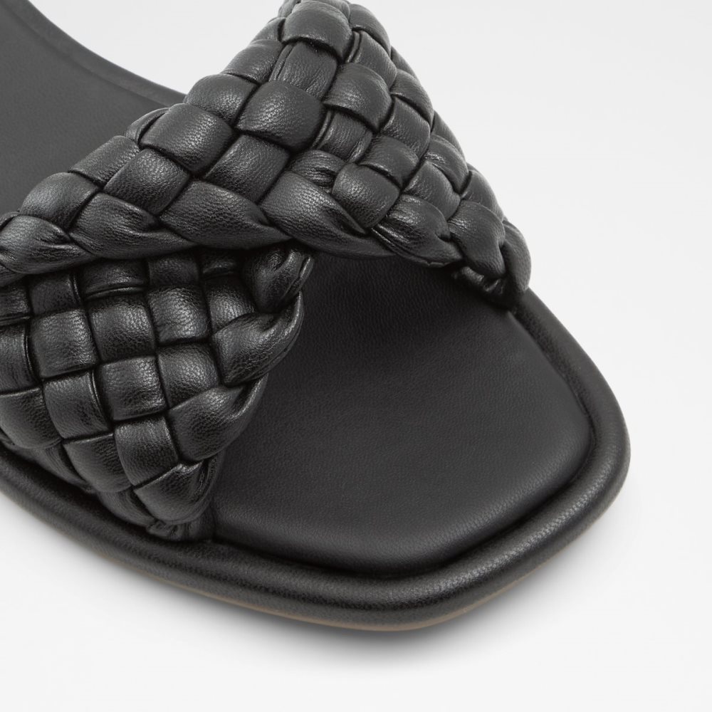 Black Aldo Chicago Slide Sandal Sandals | 70OJQWIBF