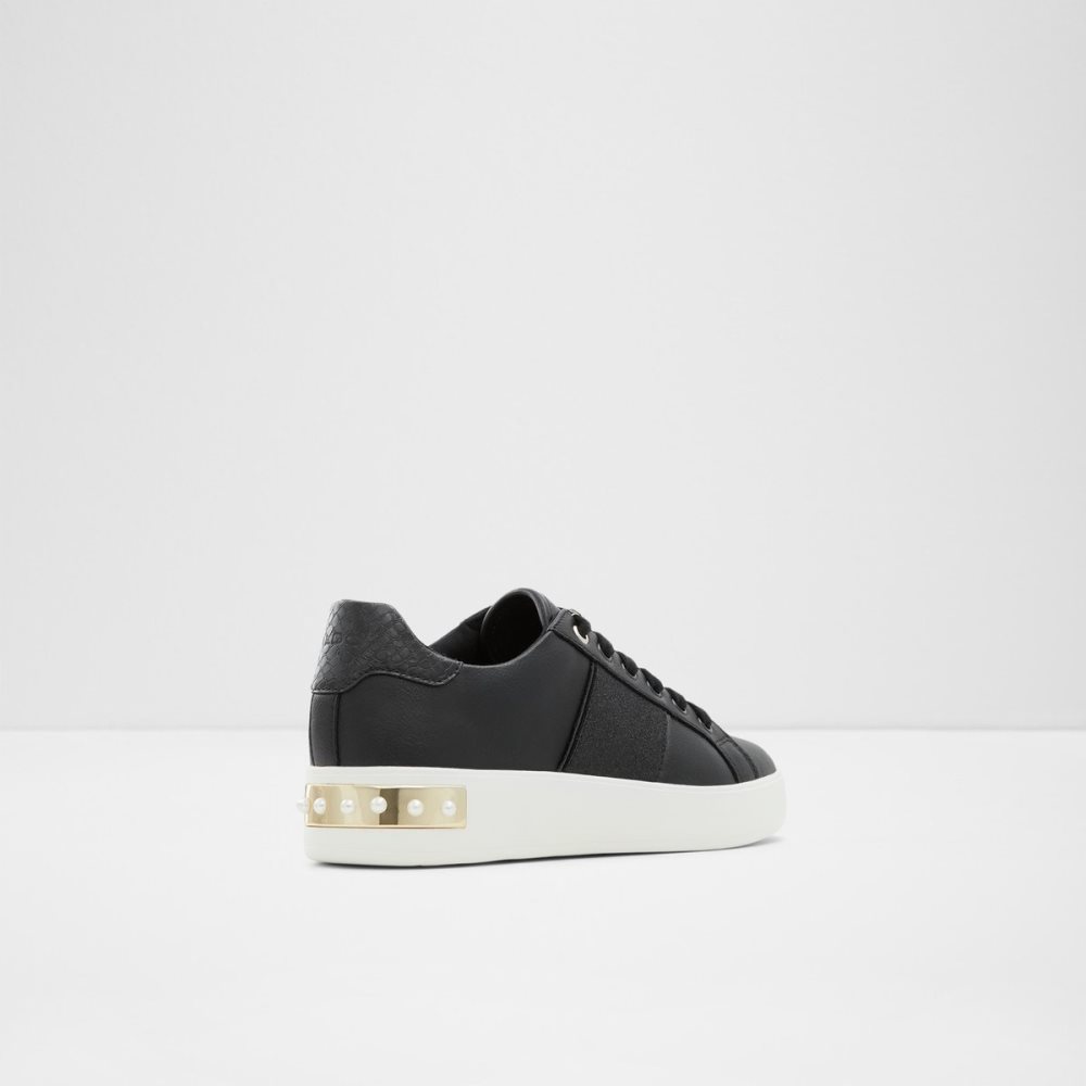 Black Aldo Ciela Low Top Sneakers | 54BWYUXZH