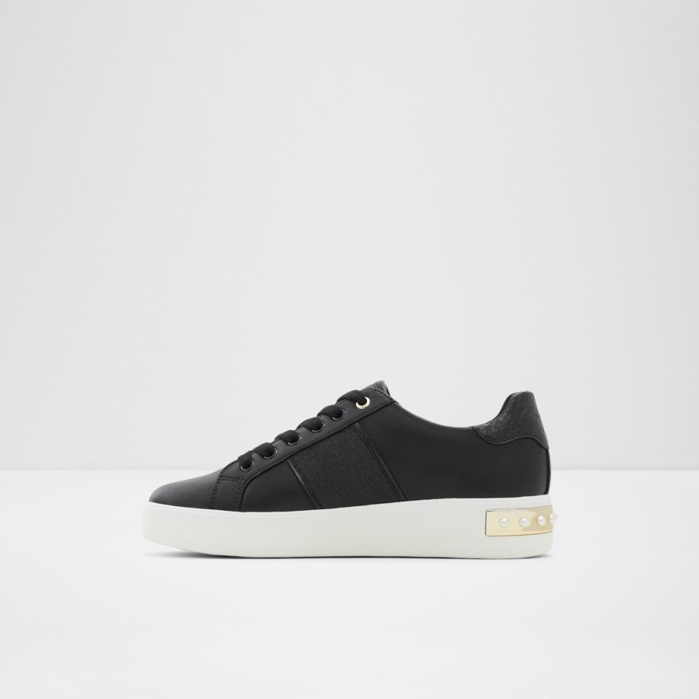 Black Aldo Ciela Low Top Sneakers | 54BWYUXZH