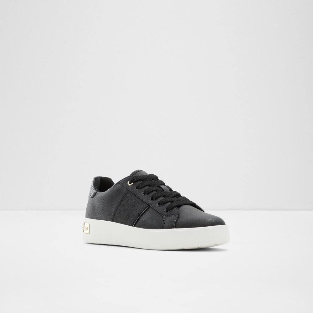 Black Aldo Ciela Low Top Sneakers | 54BWYUXZH