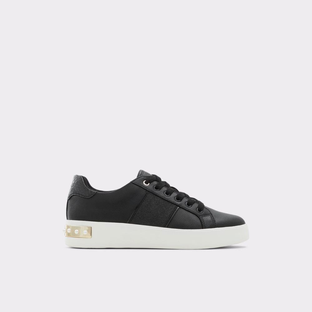 Black Aldo Ciela Low Top Sneakers | 54BWYUXZH