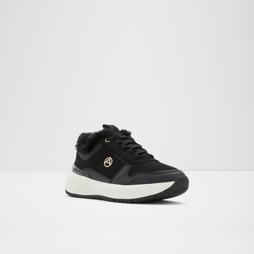 Black Aldo Citycozy Low Top - Jogger Sole Sneakers | 64WOFRVCU