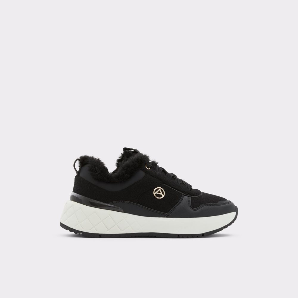 Black Aldo Citycozy Low Top - Jogger Sole Sneakers | 64WOFRVCU