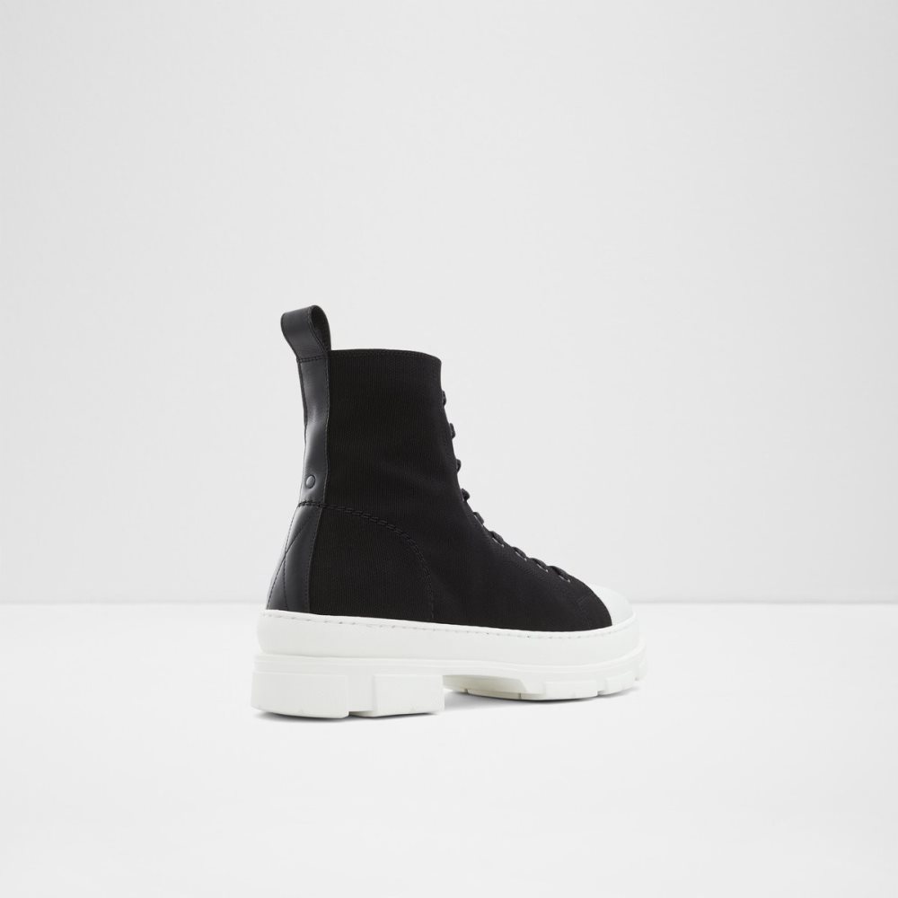 Black Aldo Clubb Lace-up Lace Up Boots | 41YWXSPTM