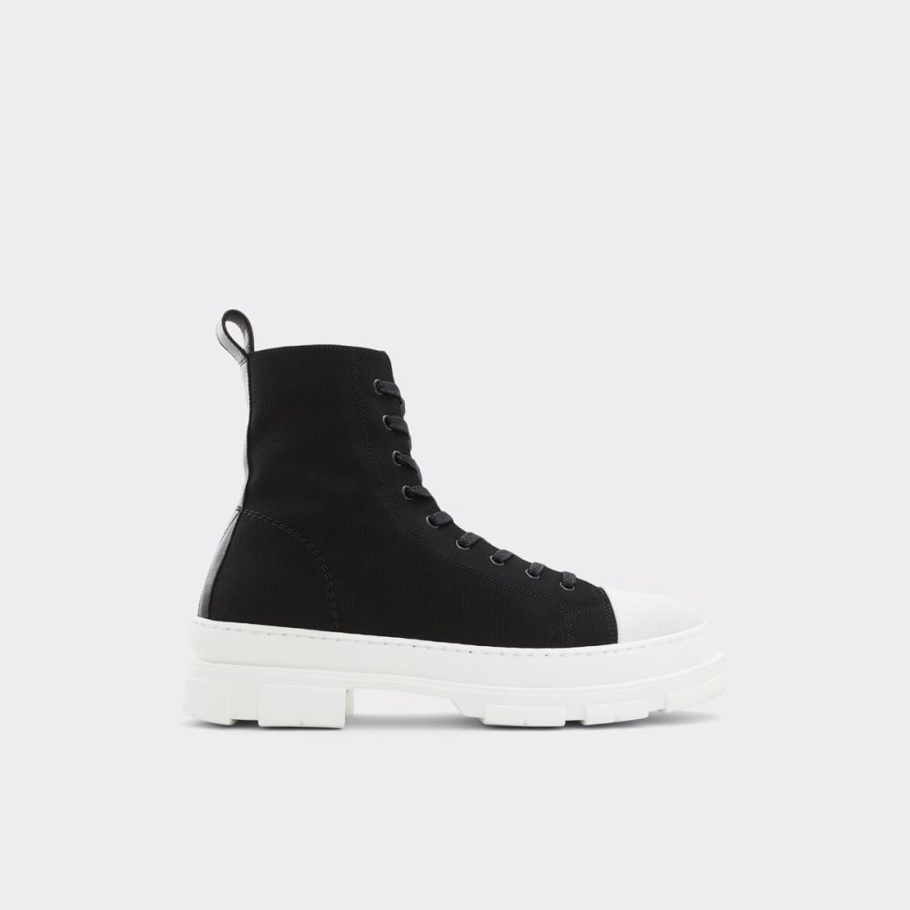 Black Aldo Clubb Lace-up Lace Up Boots | 41YWXSPTM