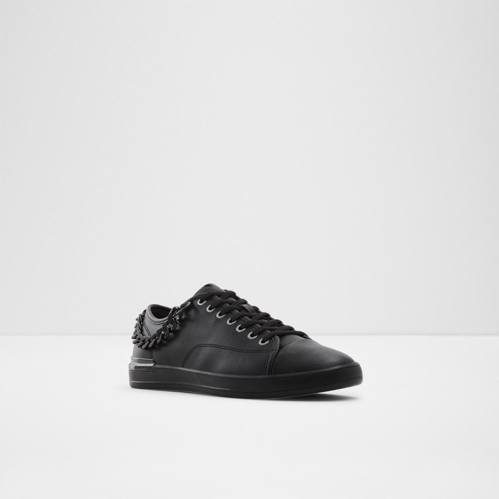 Black Aldo Costas Low Top Sneakers | 03YVKCLNP