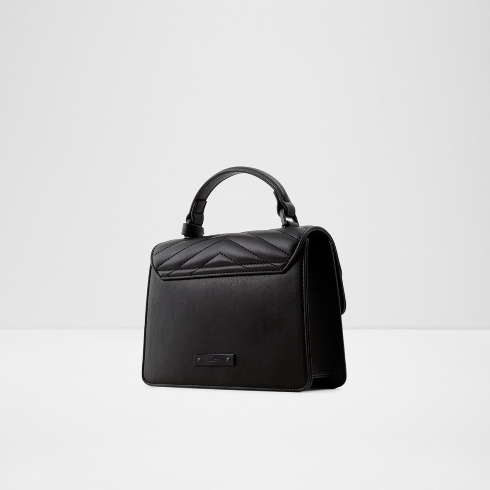 Black Aldo Cottin Top Handle Handbag | 19LJEGVZP