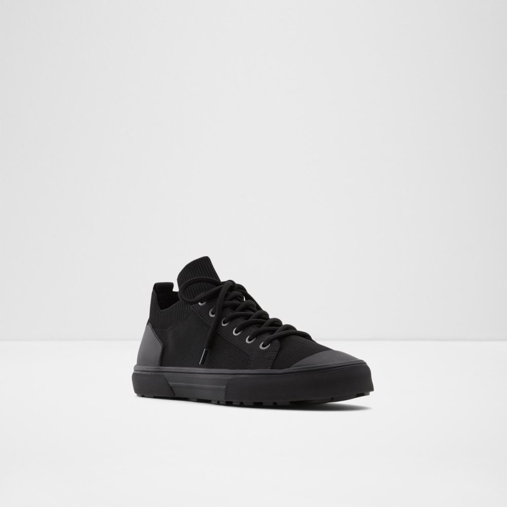 Black Aldo Crochito Low Top Sneakers | 29FUSCYZT