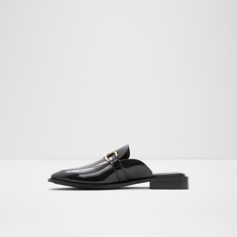 Black Aldo Daxing Mule Loafers | 75KMQWYHI