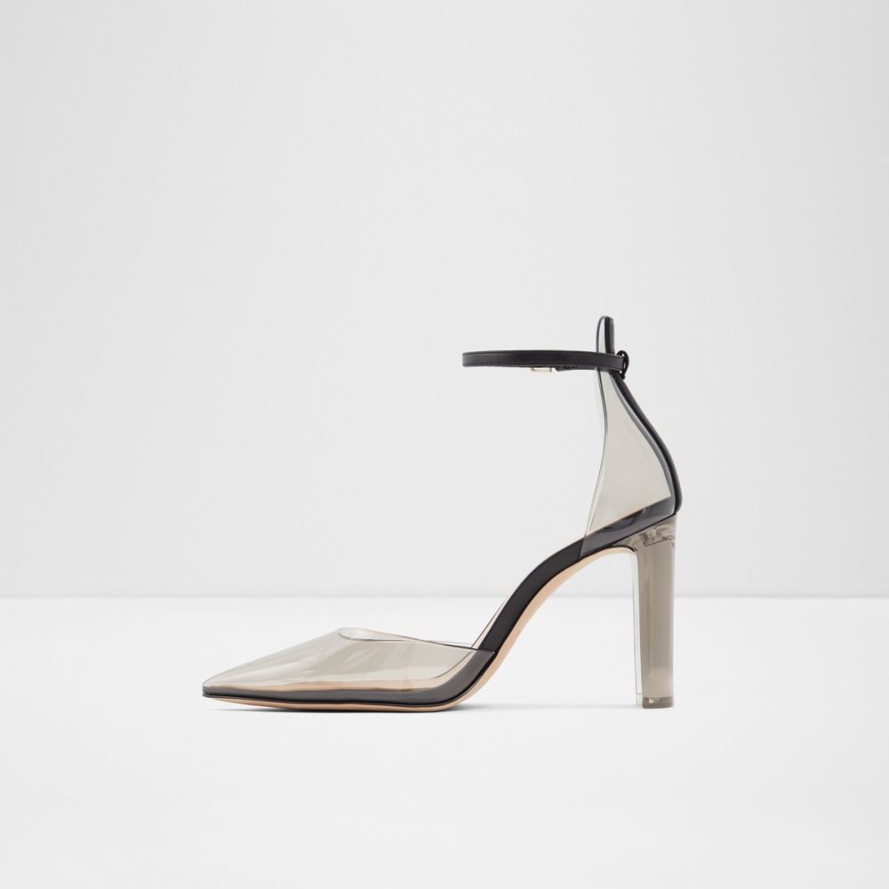 Black Aldo Deedee Strappy Heeled - Cup Sole Heels | 72VKZSCQL