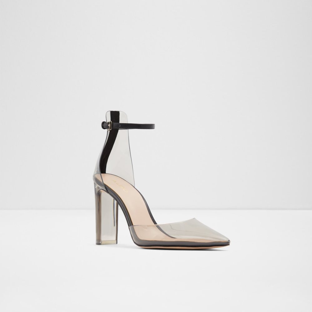 Black Aldo Deedee Strappy Heeled - Cup Sole Heels | 72VKZSCQL