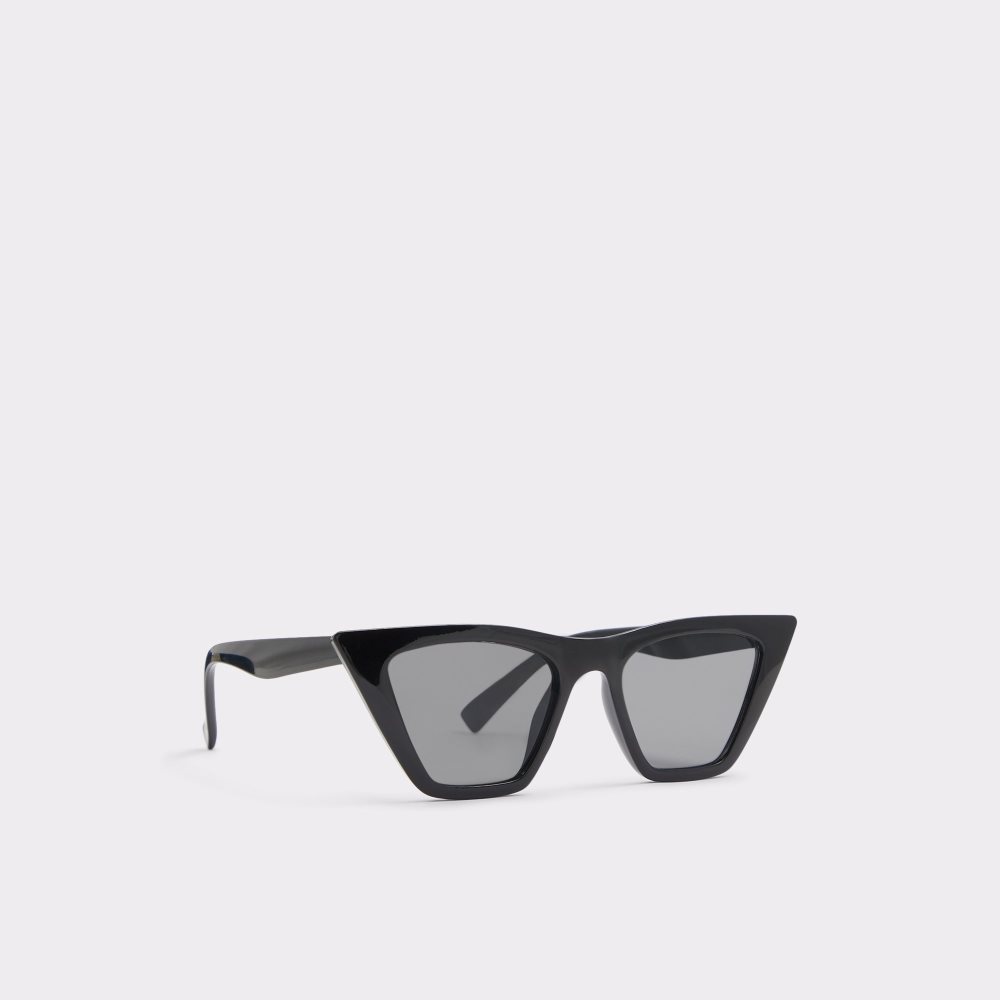 Black Aldo Derras Cat Eye Sunglasses | 93USYEQBF