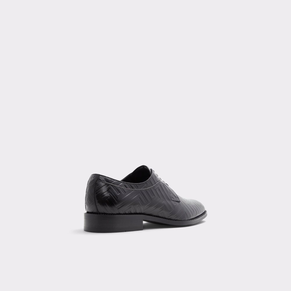 Black Aldo Derreck Oxfords Shoes | 08WABZUXQ