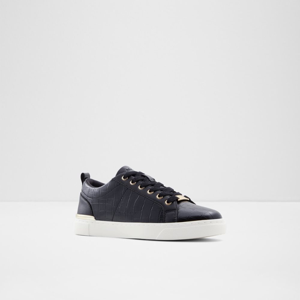 Black Aldo Dilathielle Low Top - Cup Sole Sneakers | 05HBXPSZT