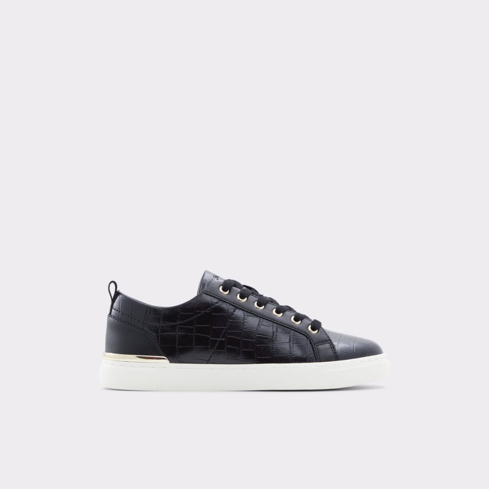 Black Aldo Dilathielle Low Top - Cup Sole Sneakers | 05HBXPSZT