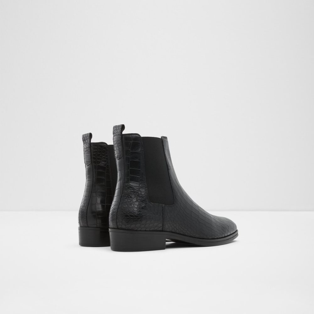 Black Aldo Druven Chelsea Boots | 50PTEOKNA