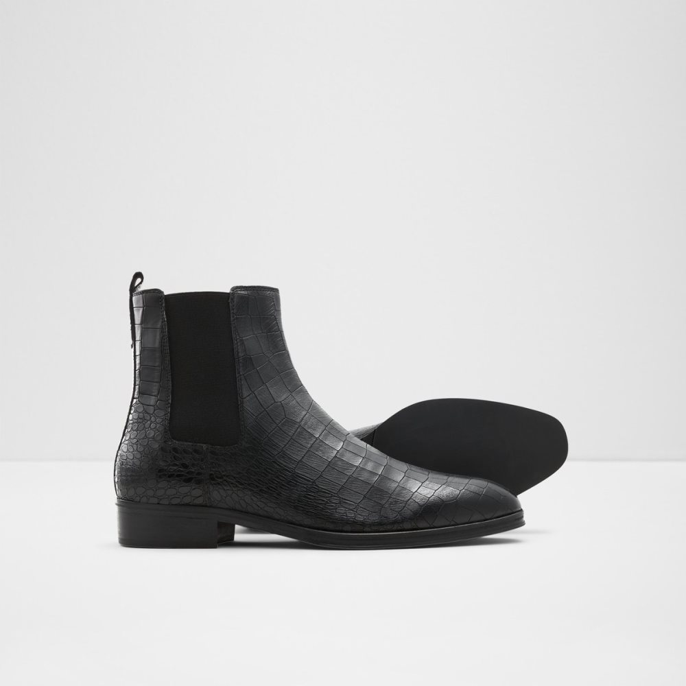 Black Aldo Druven Chelsea Boots | 50PTEOKNA