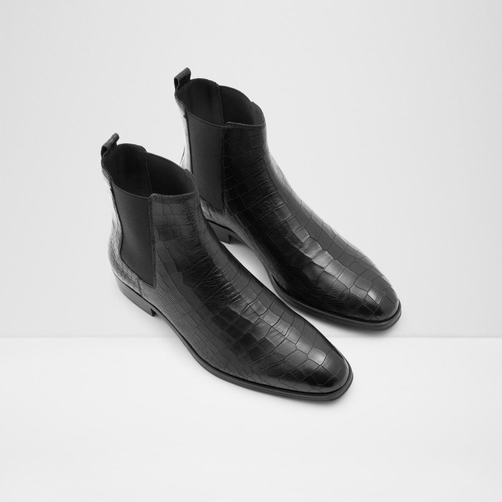 Black Aldo Druven Chelsea Boots | 50PTEOKNA