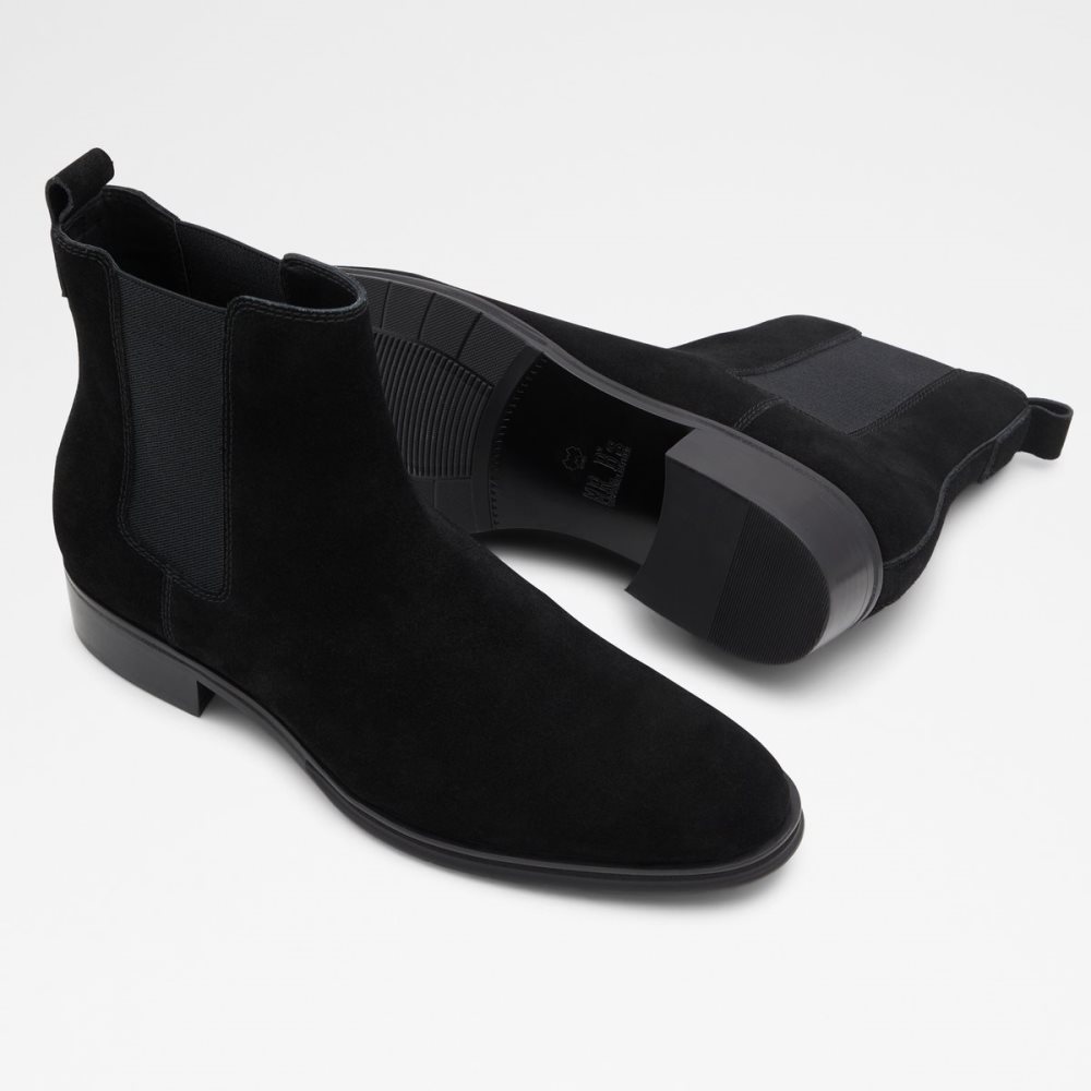 Black Aldo Druven Chelsea Boots | 71OACRJBK