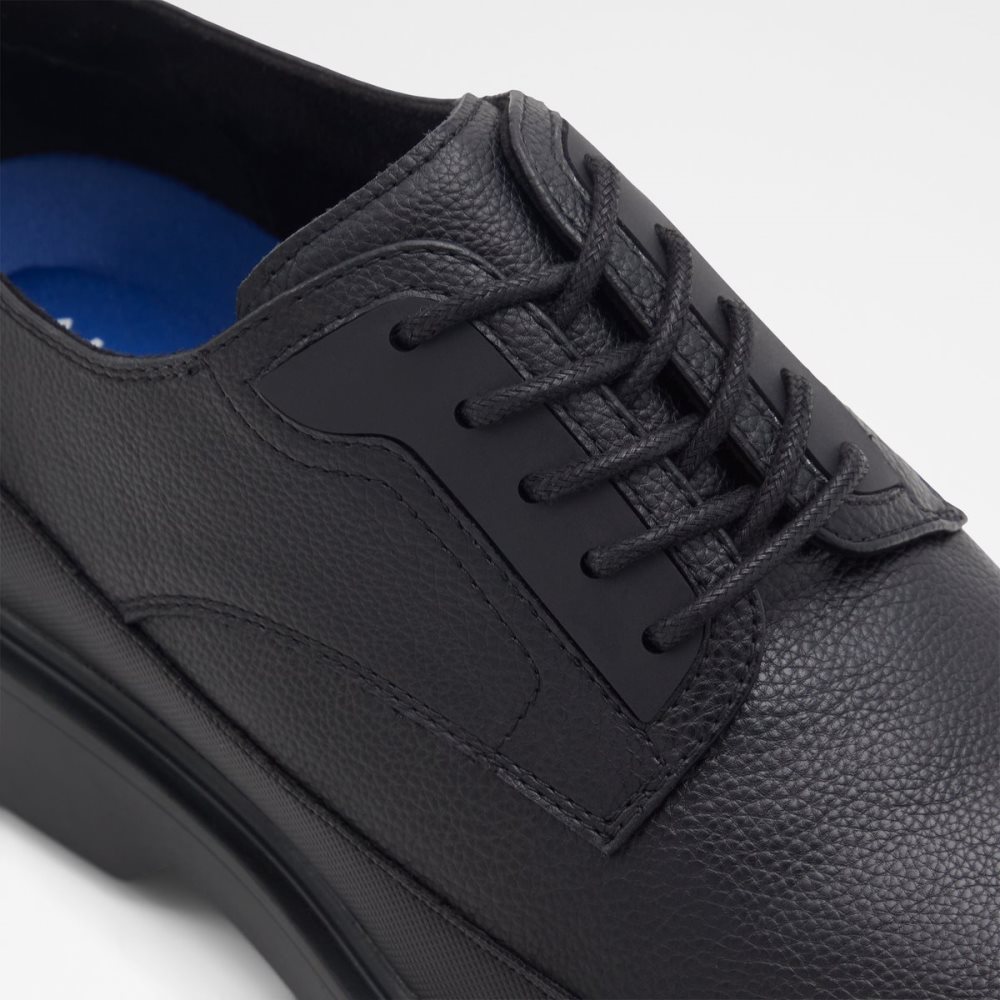 Black Aldo Eaton Oxfords Shoes | 18ASBEPLU