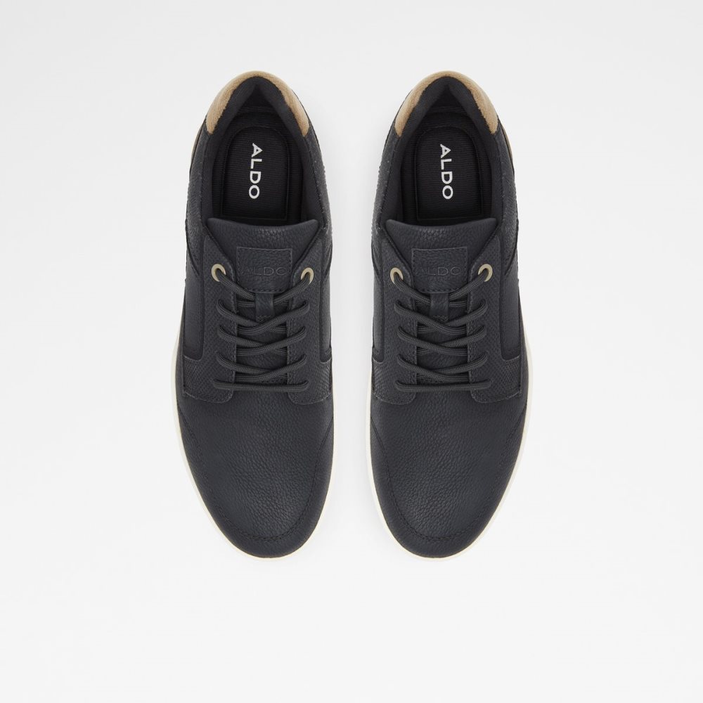 Black Aldo Edelian Low Top Sneakers | 53ZYSHOQL