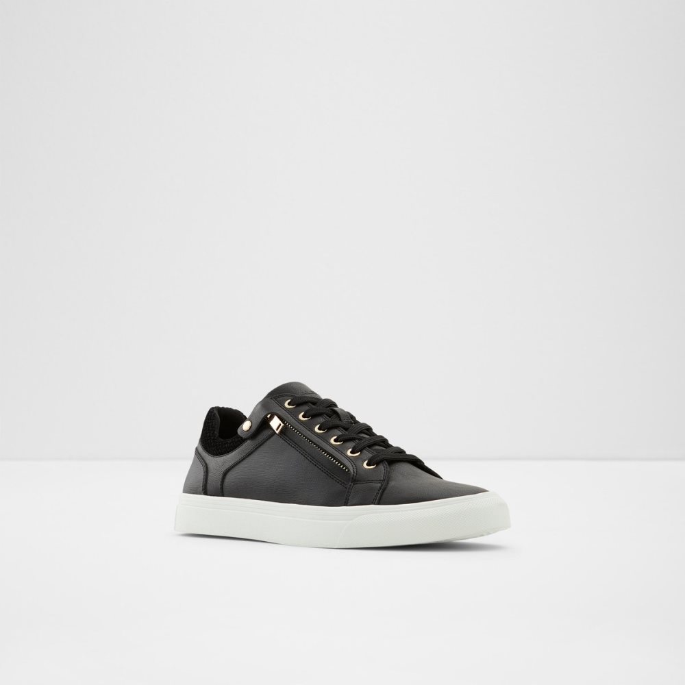 Black Aldo Emric Low Top Sneakers | 02BIGVAWK