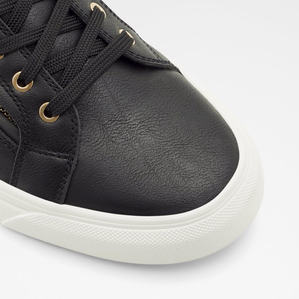 Black Aldo Emric Low Top Sneakers | 02BIGVAWK