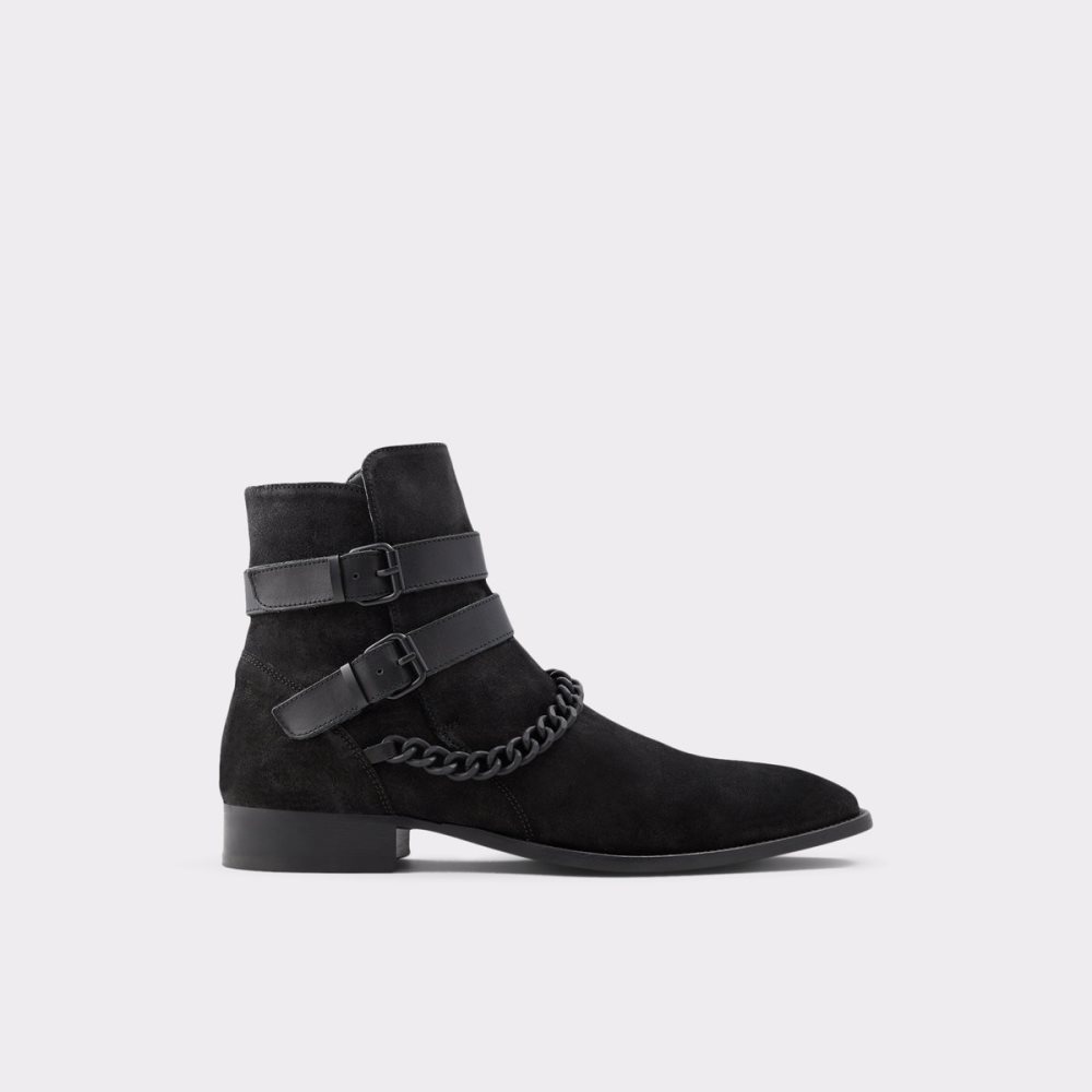 Black Aldo Eolophus Ankle Boots | 37BLWKHOY