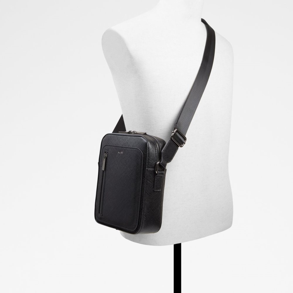 Black Aldo Fernando Crossbody Bags | 96CRFSXPD