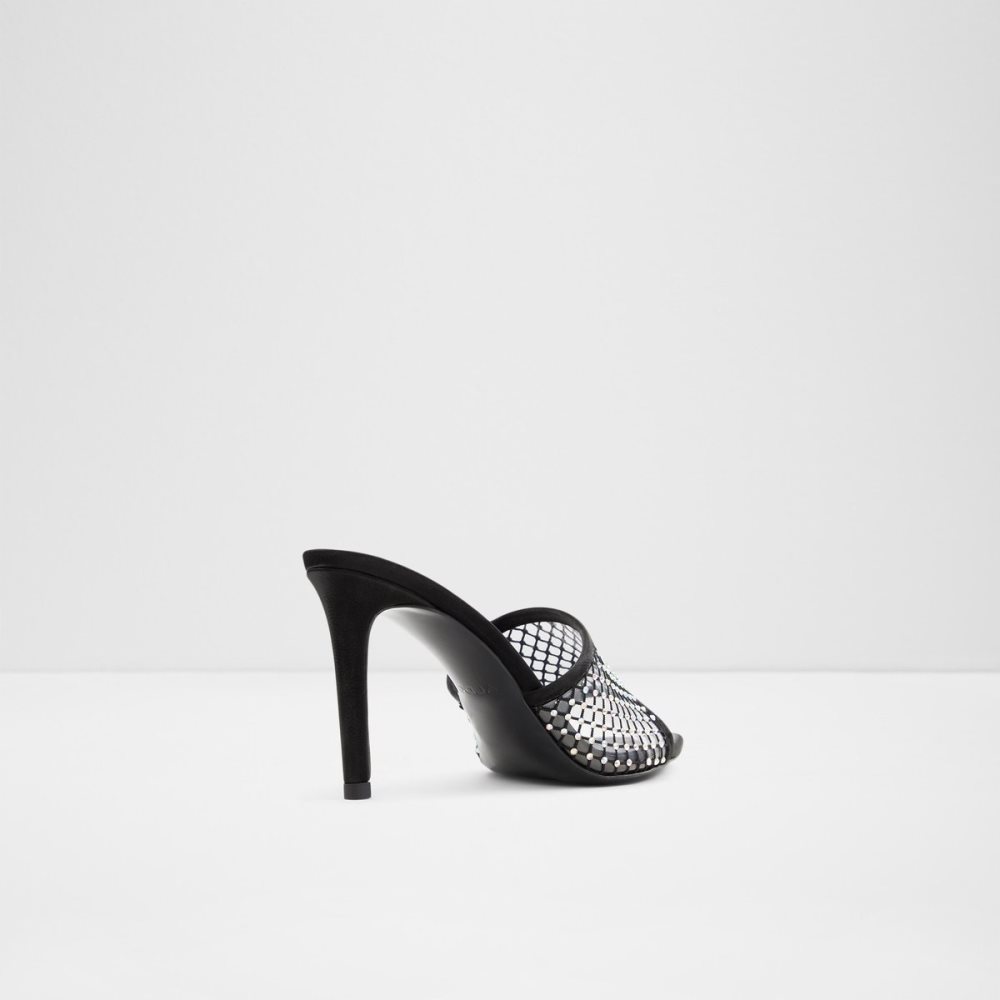 Black Aldo Fluri High Sandal - Stiletto Sandals | 75OFWGPNU