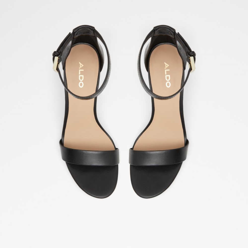 Black Aldo Frilajan High Sandal - Sandals | 45IMHNJXP