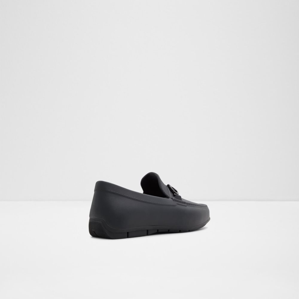 Black Aldo Gaffdan Driving Loafers | 60KLWQGJX