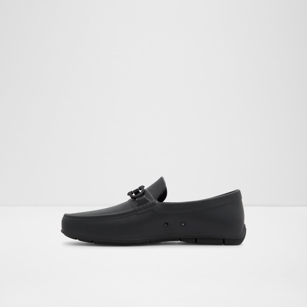 Black Aldo Gaffdan Driving Loafers | 60KLWQGJX