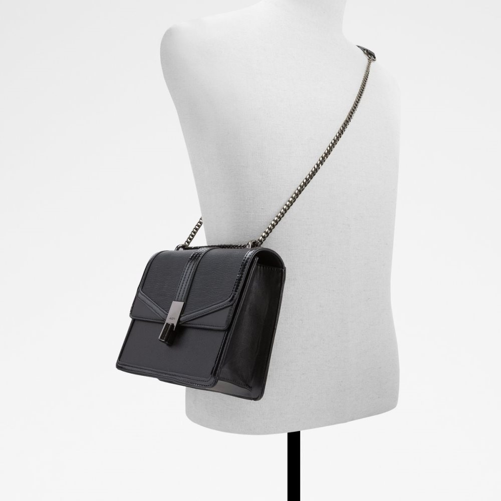 Black Aldo Galerajan Crossbody Bags | 64DKTVRUB