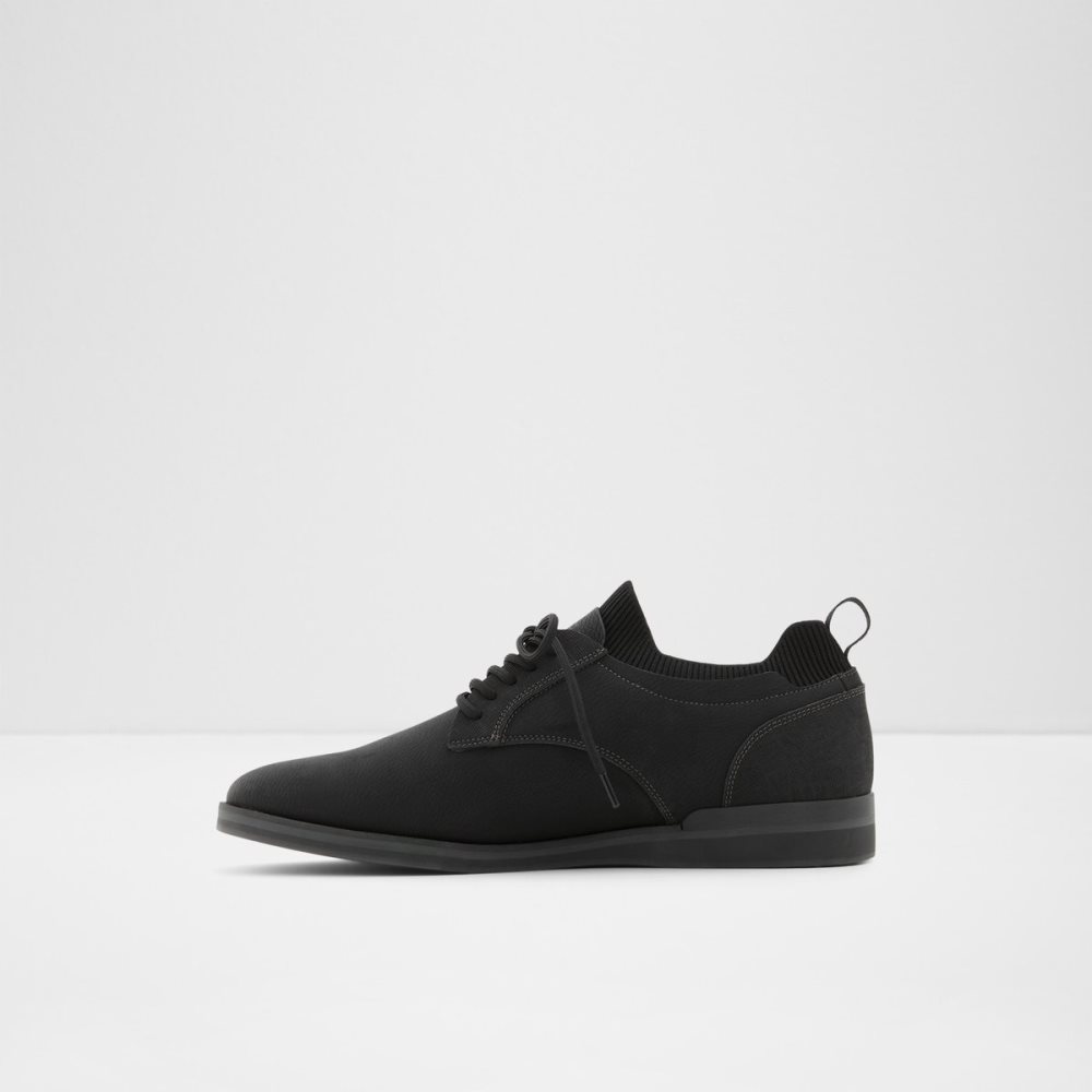 Black Aldo Gladosen Oxfords Shoes | 86JMBTVWK