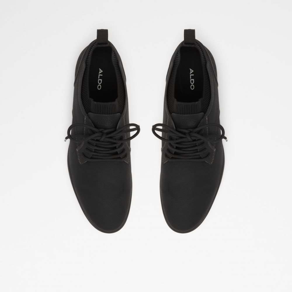 Black Aldo Gladosen Oxfords Shoes | 86JMBTVWK