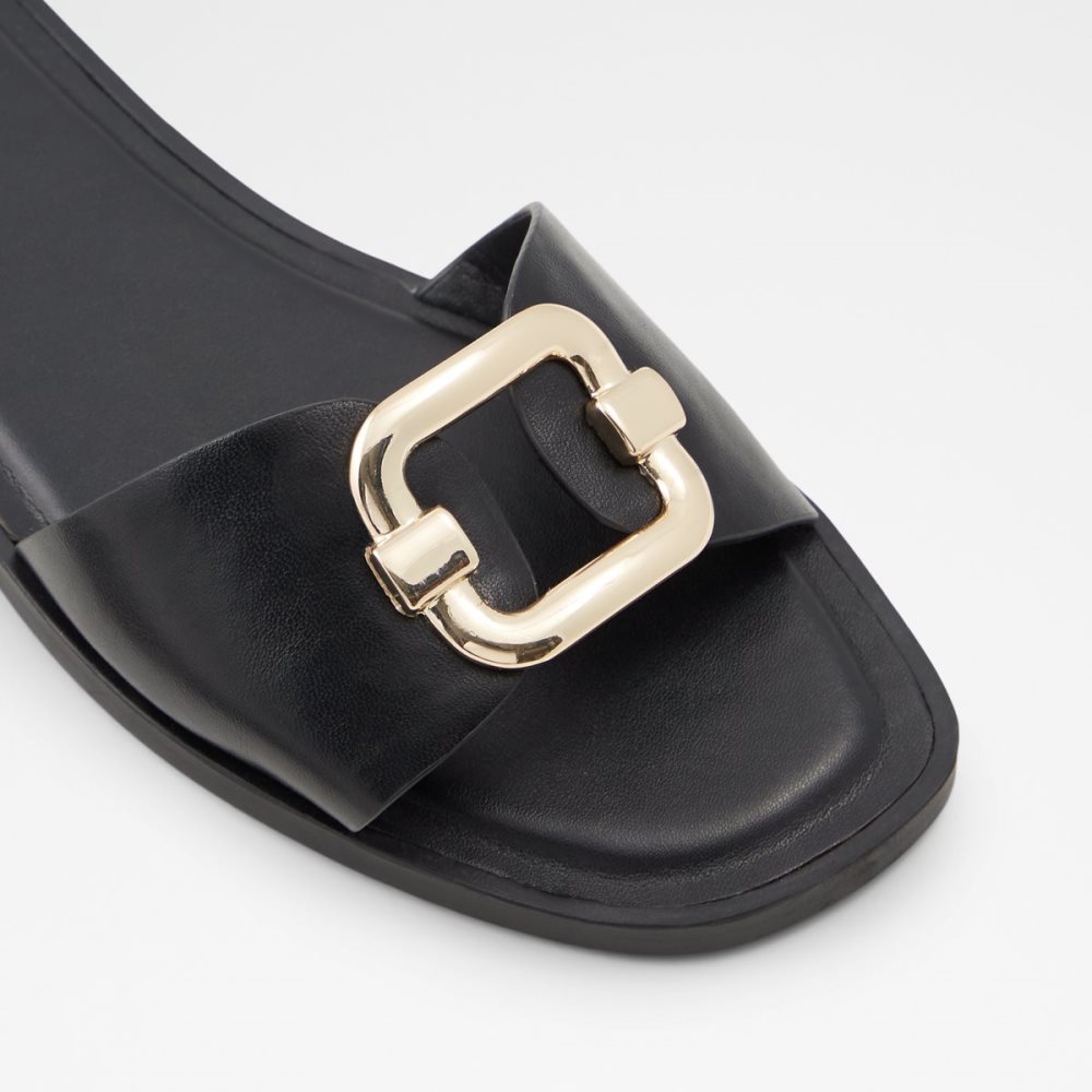 Black Aldo Glaeswen Slide Sandal Sandals | 50NGJUXMP