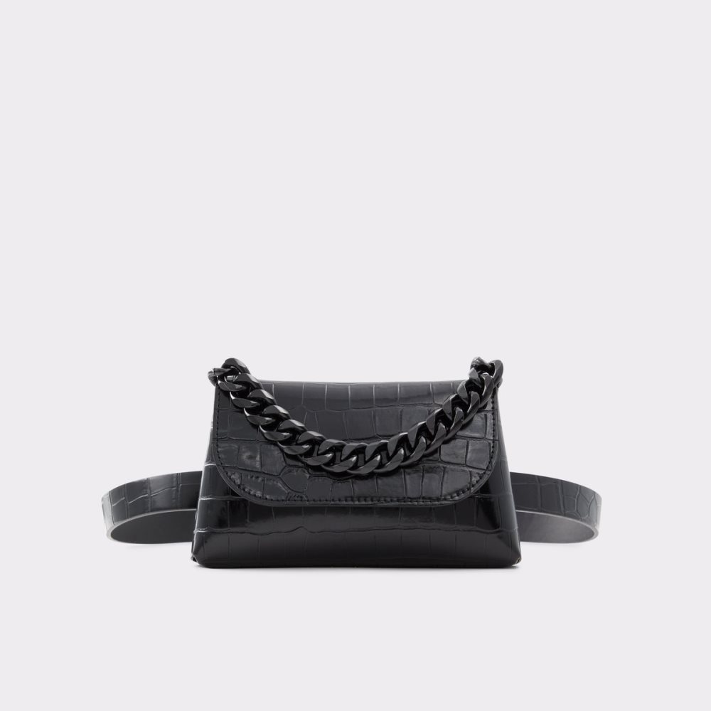 Black Aldo Glamverse Fanny Pack Backpacks | 78LQCTVEF