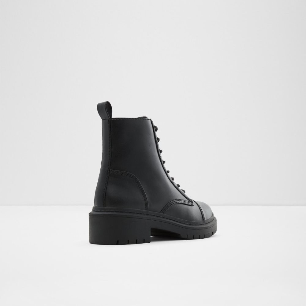 Black Aldo Goer - Lug Sole Combat Boots | 78BQPKVIL