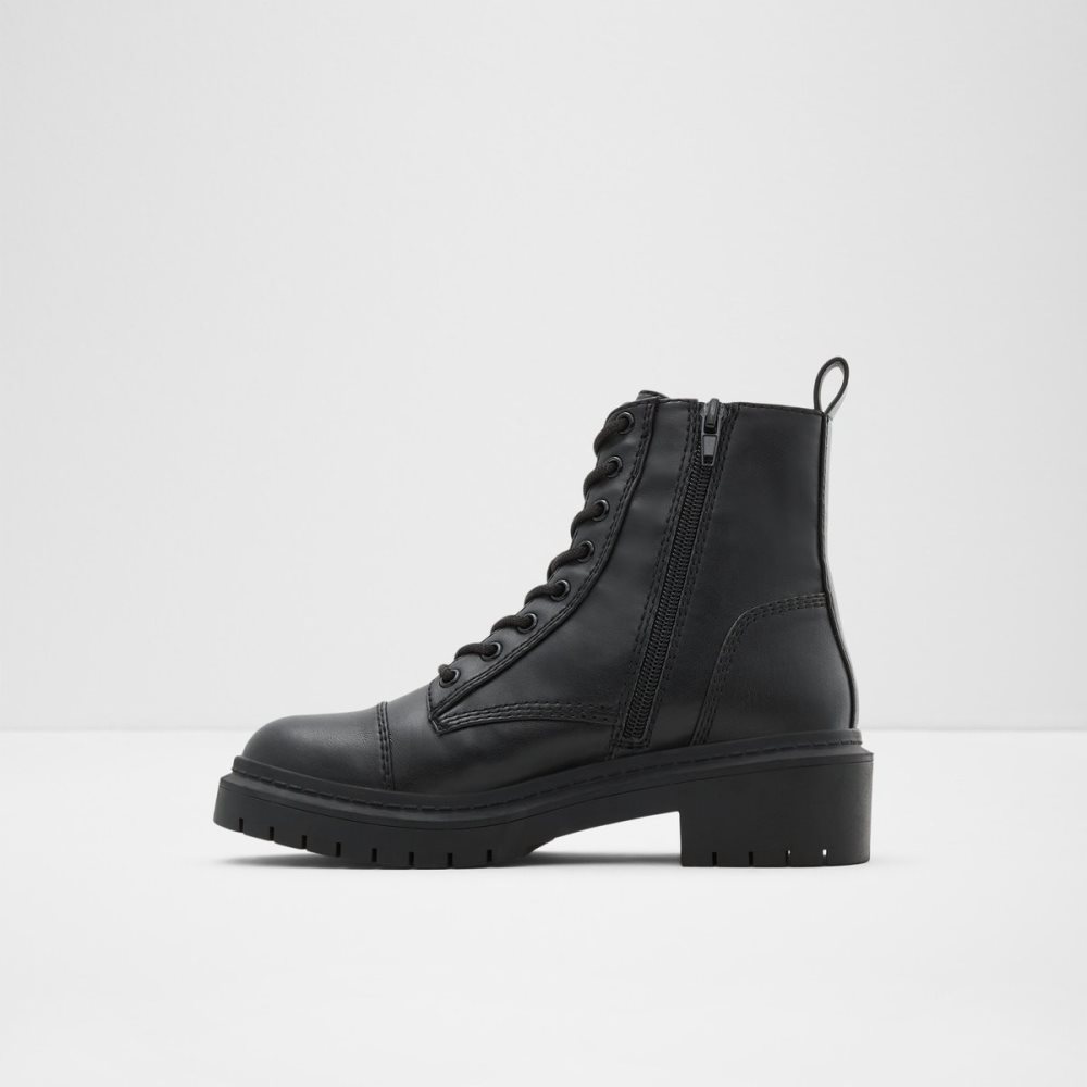 Black Aldo Goer - Lug Sole Combat Boots | 78BQPKVIL