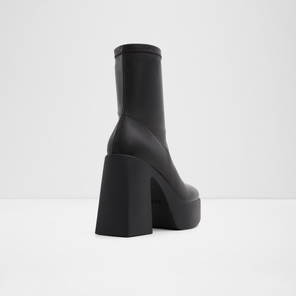 Black Aldo Grandstep Ankle Boots | 97CSVKIGM