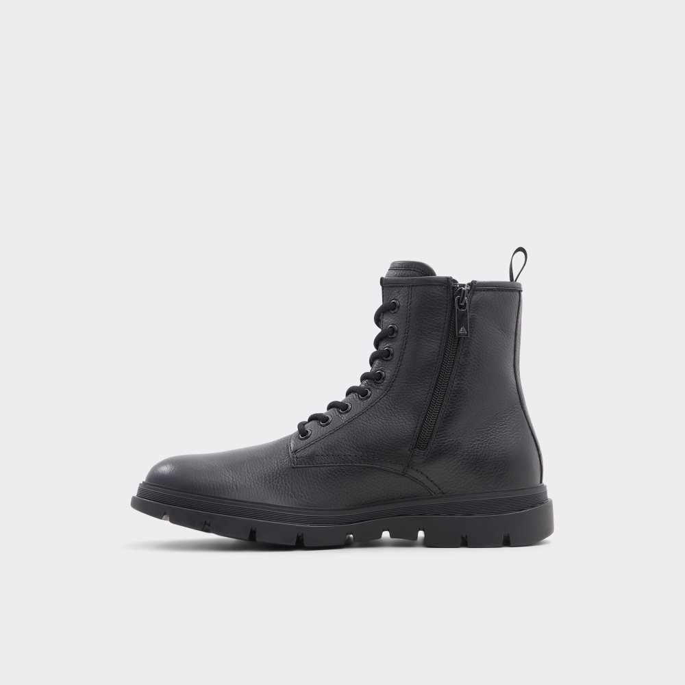 Black Aldo Graveldiver Lace-up Lace Up Boots | 60LZUKETH