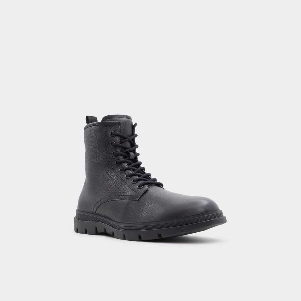 Black Aldo Graveldiver Lace-up Lace Up Boots | 60LZUKETH