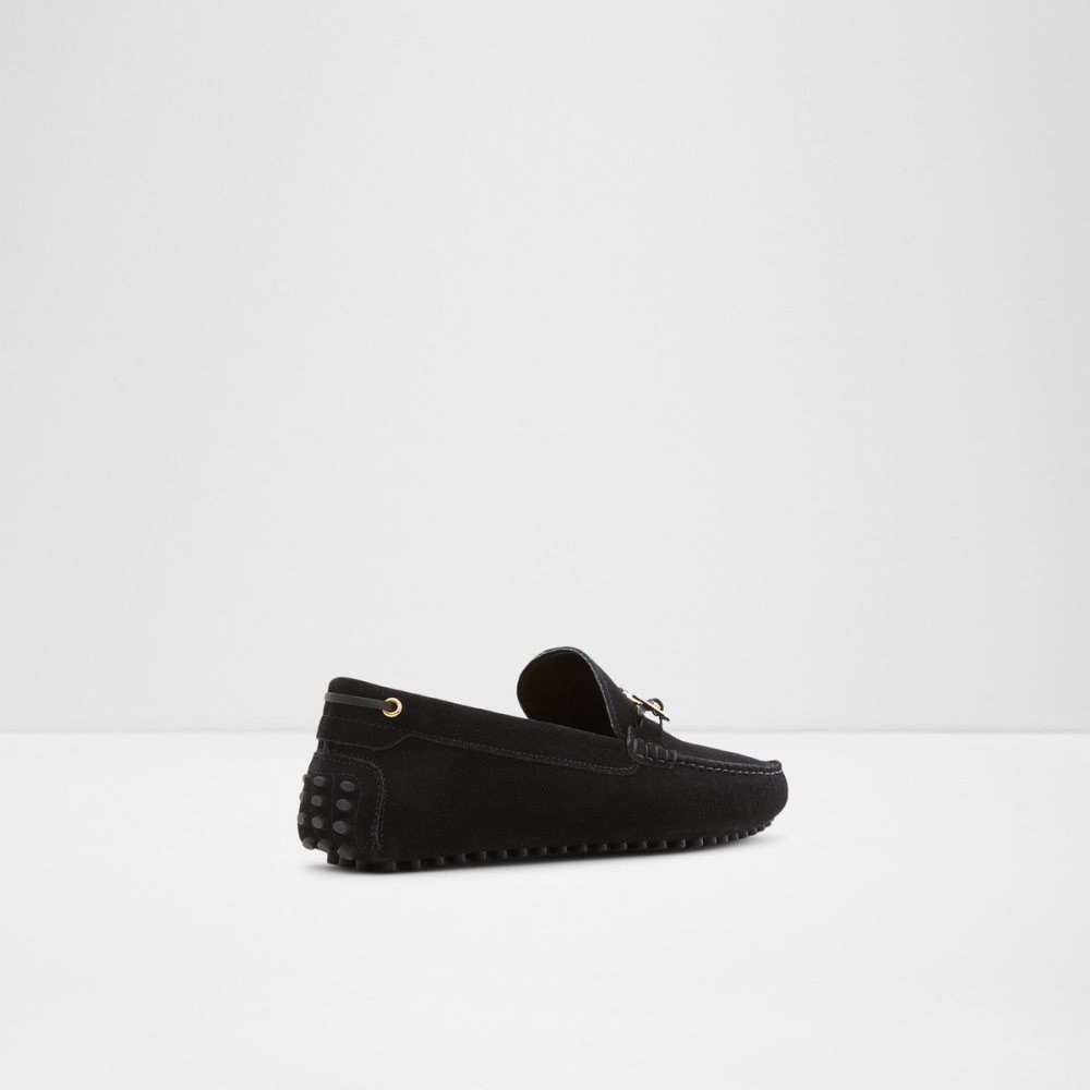 Black Aldo Guyaume Driving Casual Shoes | 92CMRODWZ