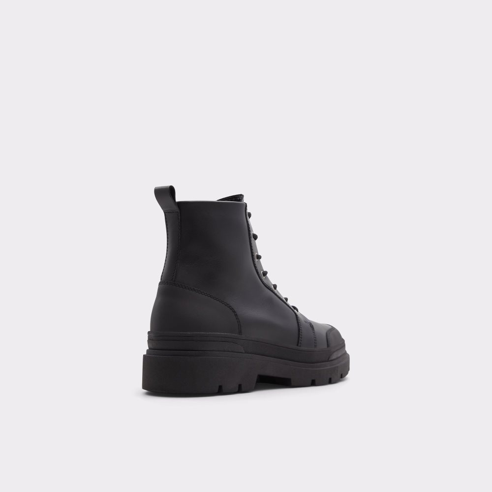 Black Aldo Hairath Lace-up Lace Up Boots | 76NVXTZLB