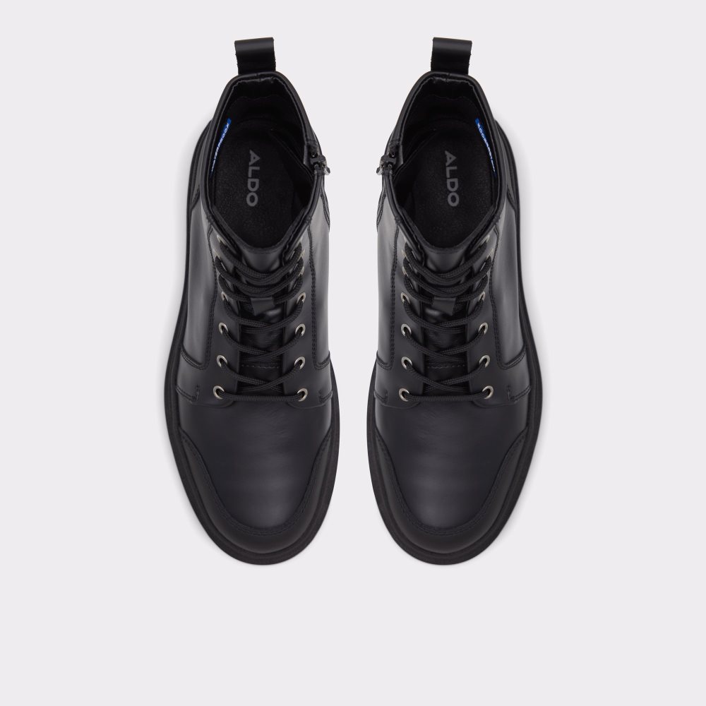 Black Aldo Hairath Lace-up Lace Up Boots | 76NVXTZLB