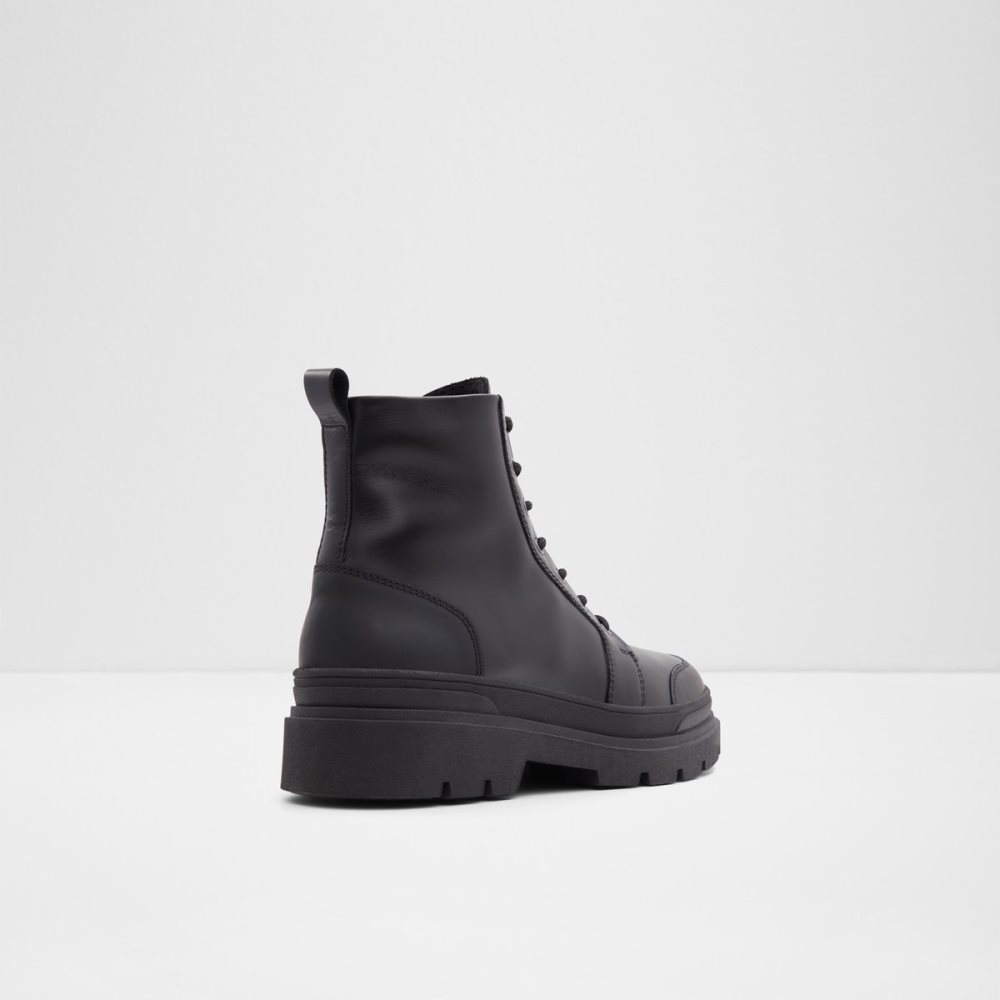 Black Aldo Hairath Lace-up Lace Up Boots | 95TJMCRQX