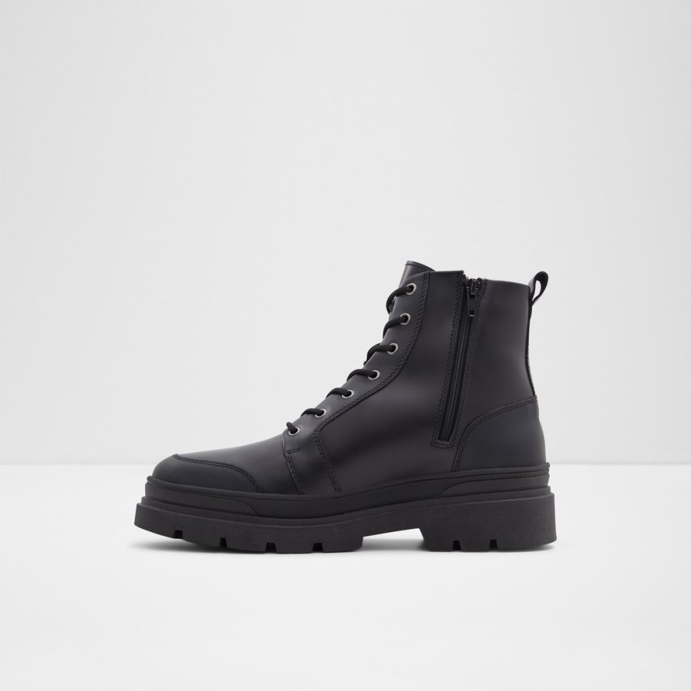 Black Aldo Hairath Lace-up Lace Up Boots | 95TJMCRQX