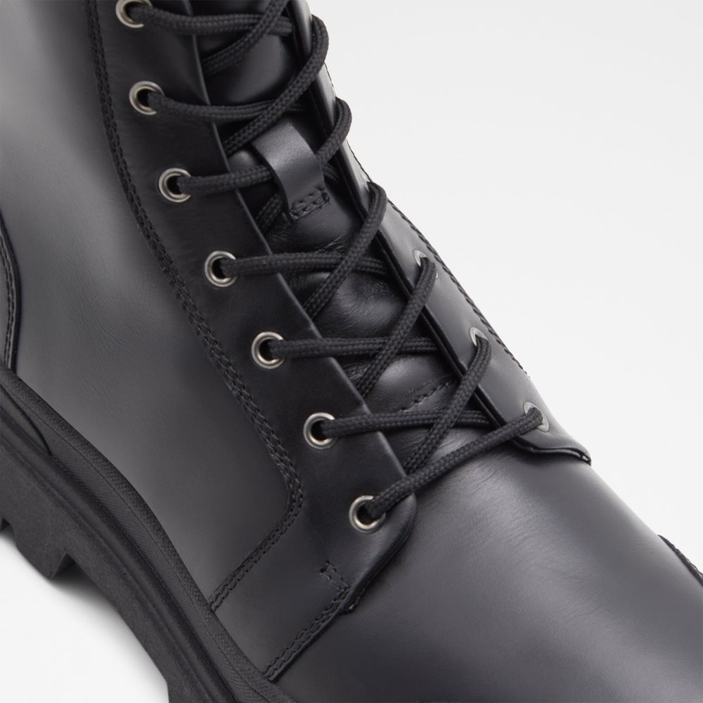 Black Aldo Hairath Lace-up Lace Up Boots | 95TJMCRQX